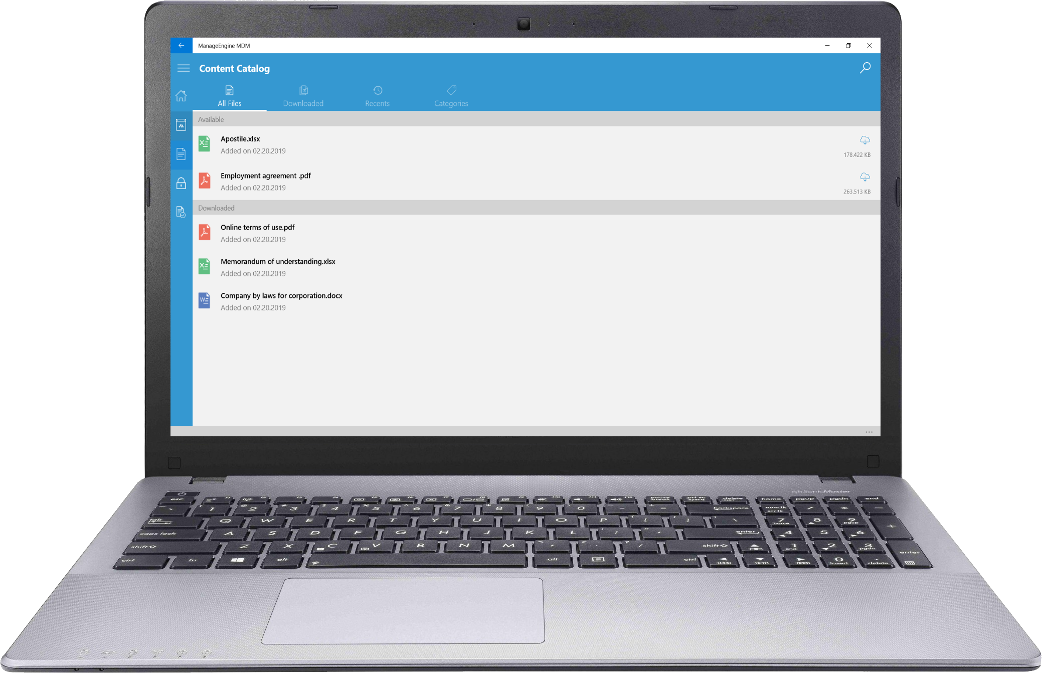 windows 10 laptop management