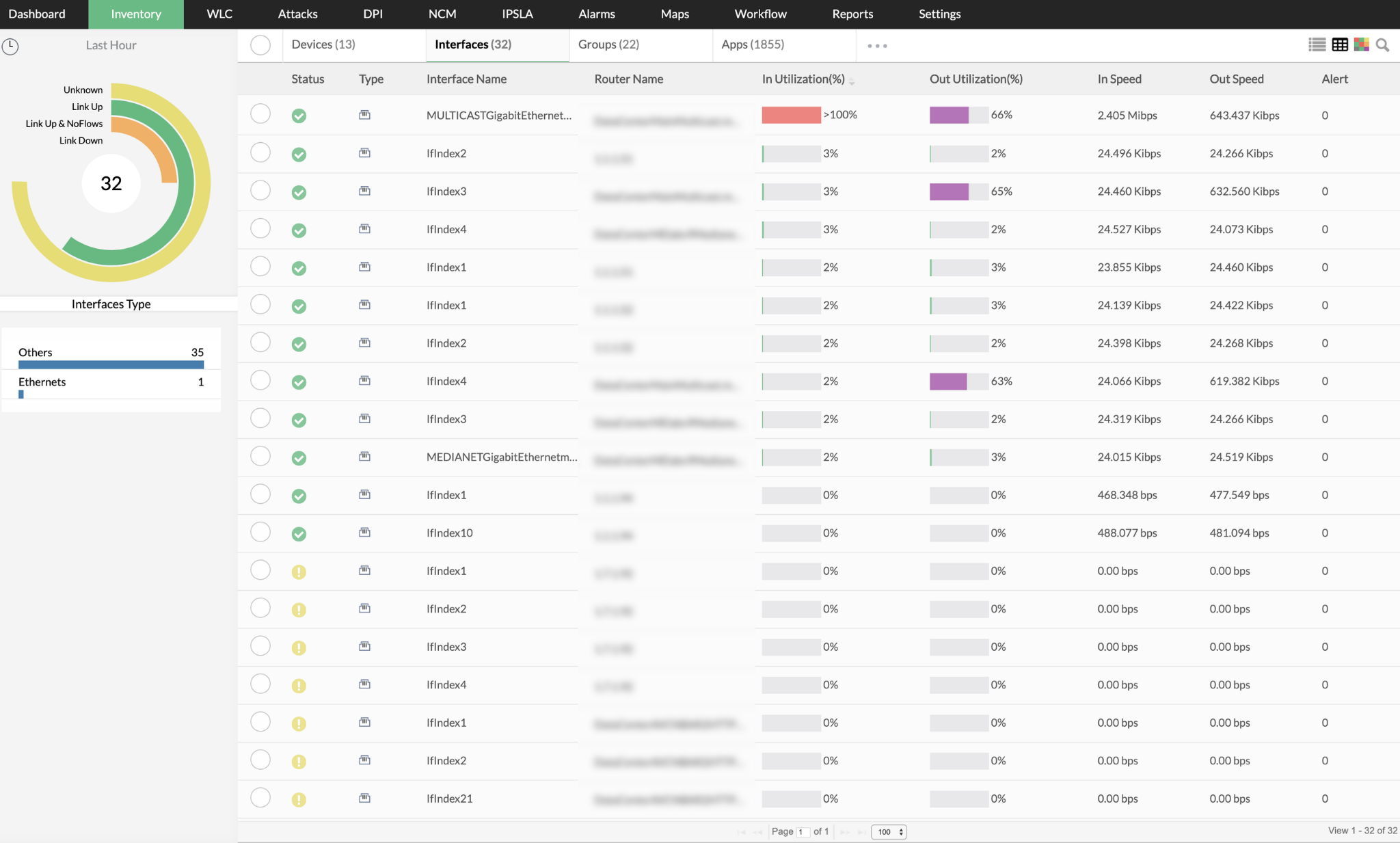 Real-Time Bandwidth Monitor - ManageEngine NetFlow Analyzer